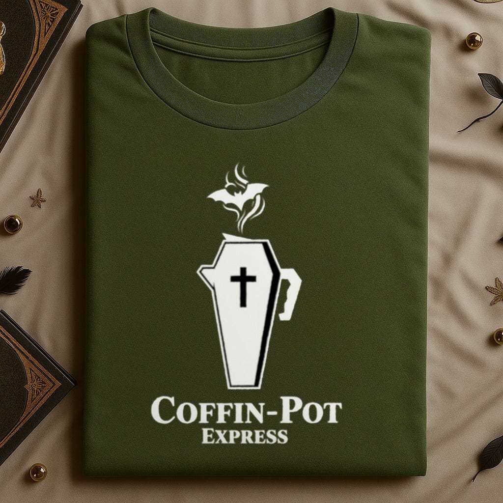 Coffin-Pot Express Graphic Design T-Shirt product
