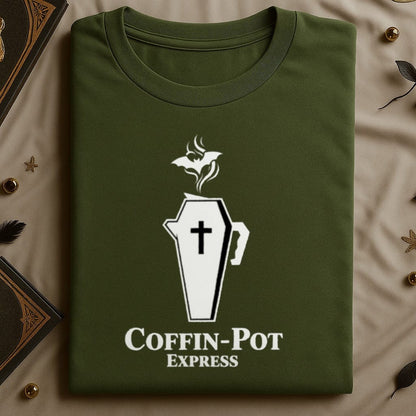 Coffin-Pot Express Graphic Design T-Shirt product