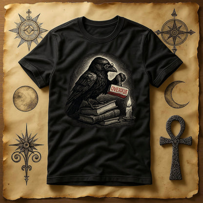 Mystic Raven with Overdue Notice Tarot Shirt product type