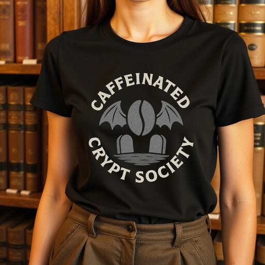 Caffeinated Crypt Society Graphic Tee product type