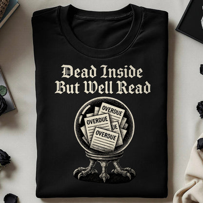 Dead Inside But Well Read Graphic T-shirt product