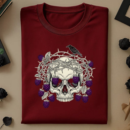 Gothic Skull with Thorny Crown Graphic Tee product
