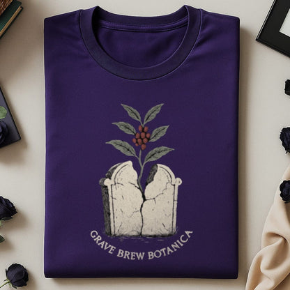 Grave Brew Botanica Design Printed T-shirt product