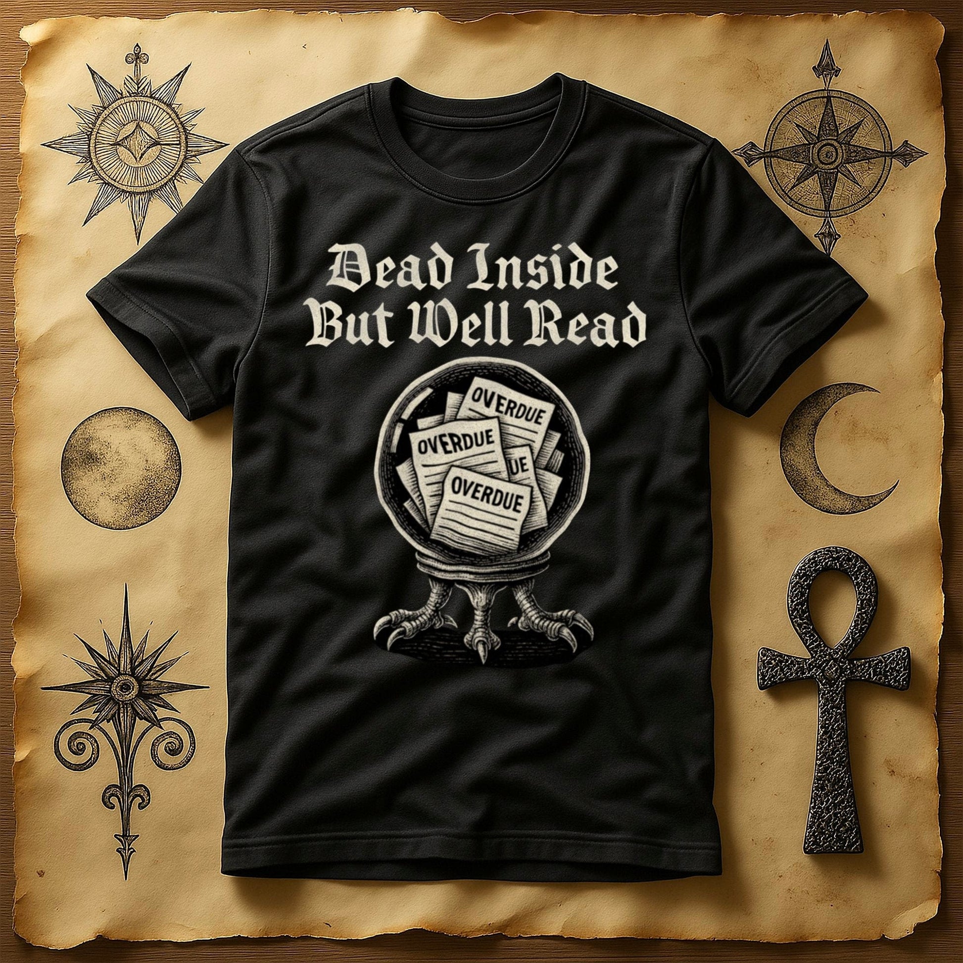 Dead Inside But Well Read Graphic T-Shirt product