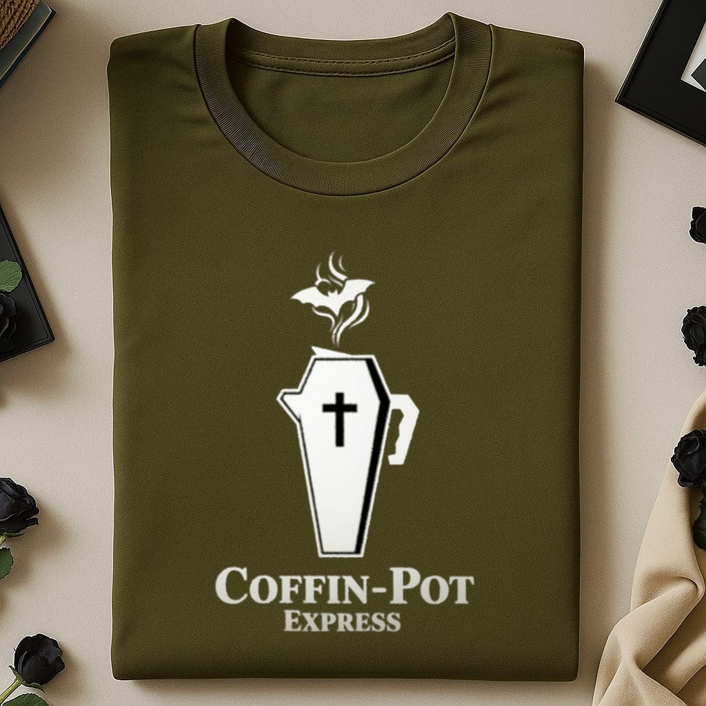 Coffin Pot Express Graphic Design Print T-Shirt product type