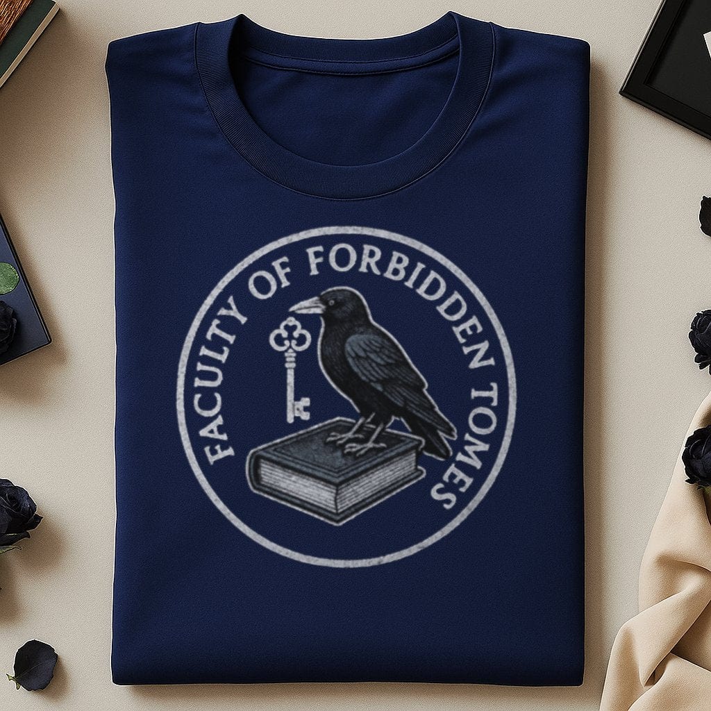 Faculty of Forbidden Tomes Crow on Book shirt product