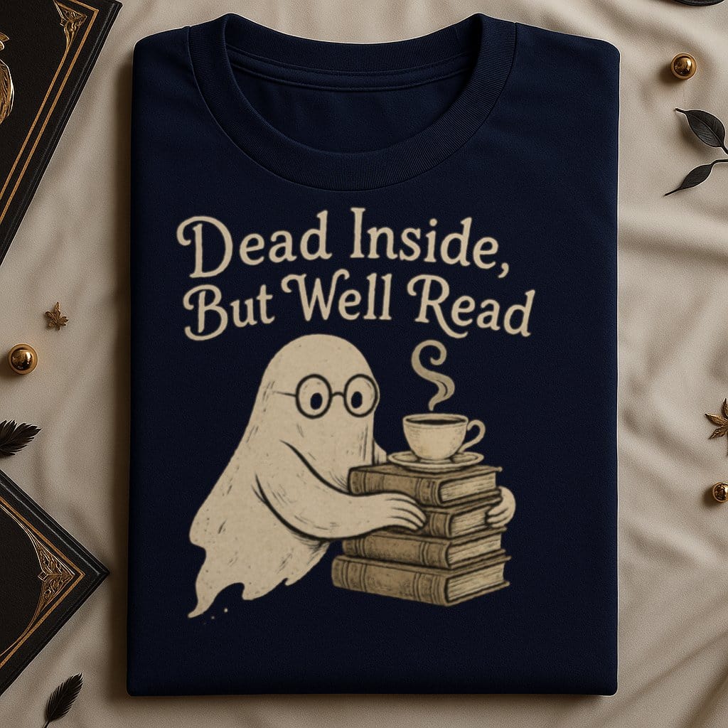 Dead Inside But Well Read Halloween T-shirt product type