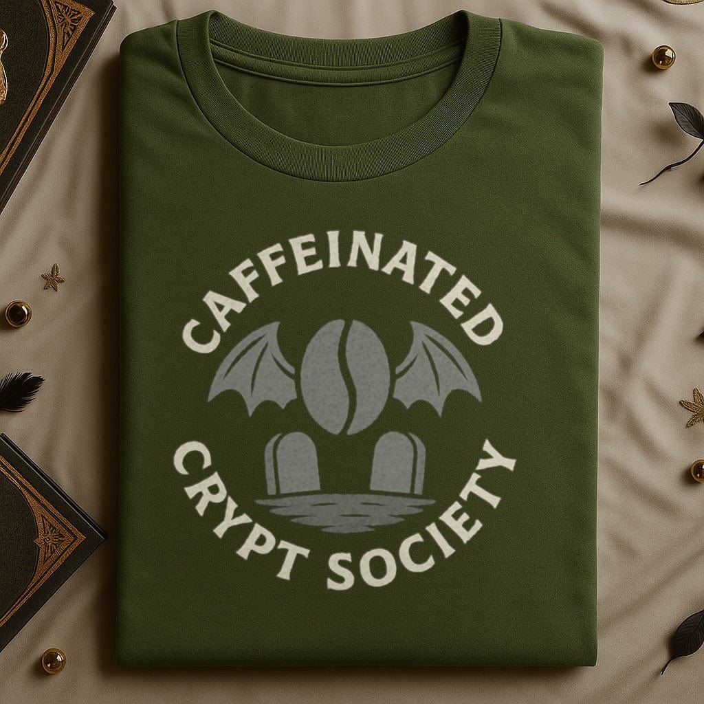 Caffeinated Crypt Society Graphic Tee product type