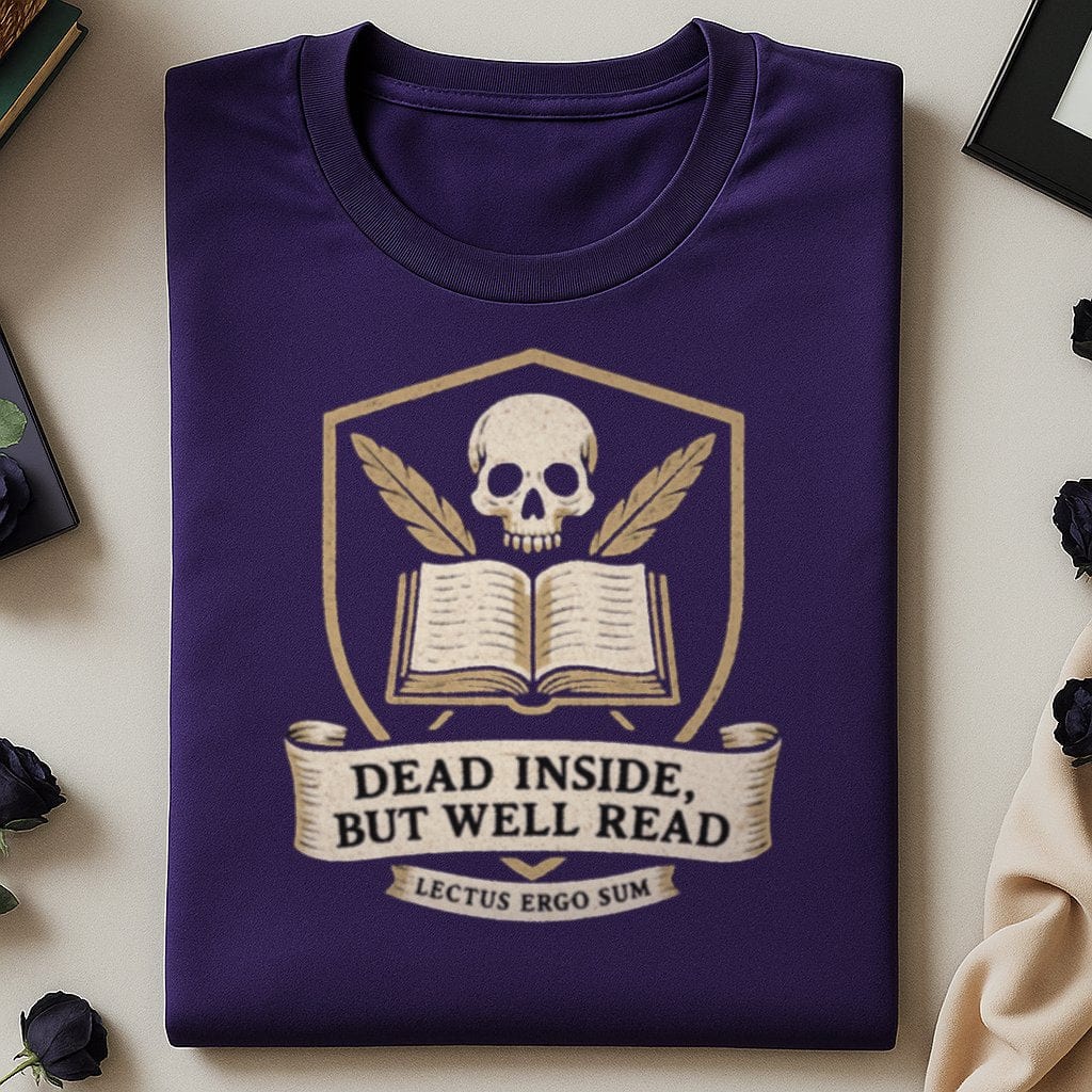 Dead Inside But Well Read Graphic Tee product