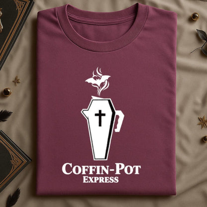 Coffin-Pot Express Graphic Tee Gen Z humor product