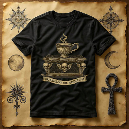 Vintage Gothic Breakfast at the Mausoleum T-Shirt product