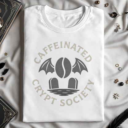 Caffeinated Crypt Society Graphic white product