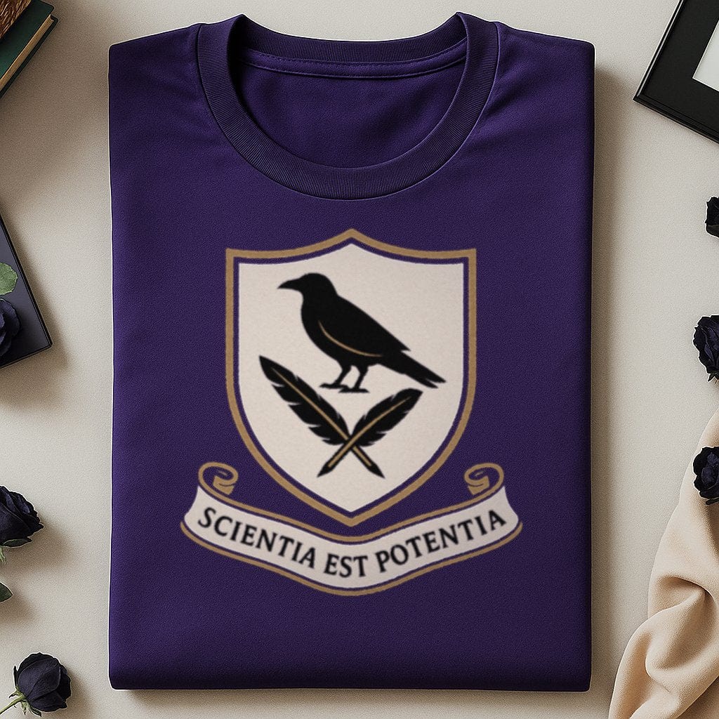 Scientia Est Potentia Raven Emblem T-shirt product