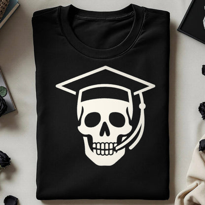 Graduation Skull Graphic Tee shirt product type