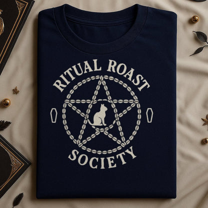 Ritual Roast Society Pentagram Cat Design Shirt product type