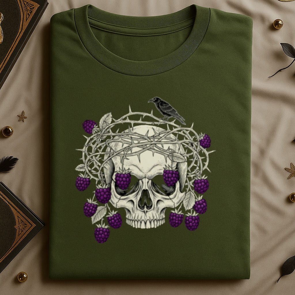 Gothic Skull with Thorn Crown Graphic design product type