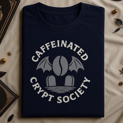 Caffeinated Crypt Society Black Shirt product type