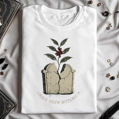 Grave Brew Botanica Design Graphic Printed T-shirt product type