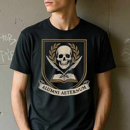Skull and Laurel Emblem Alumni Aeternum T-shirt product type