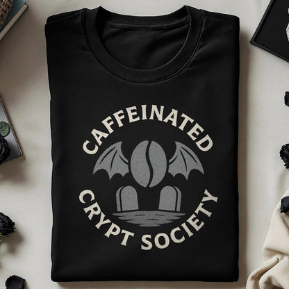 Caffeinated Crypt Society Graphic T-Shirt product