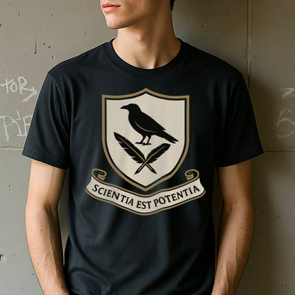 Raven Crest Scientia Est Potentia T-Shirt product