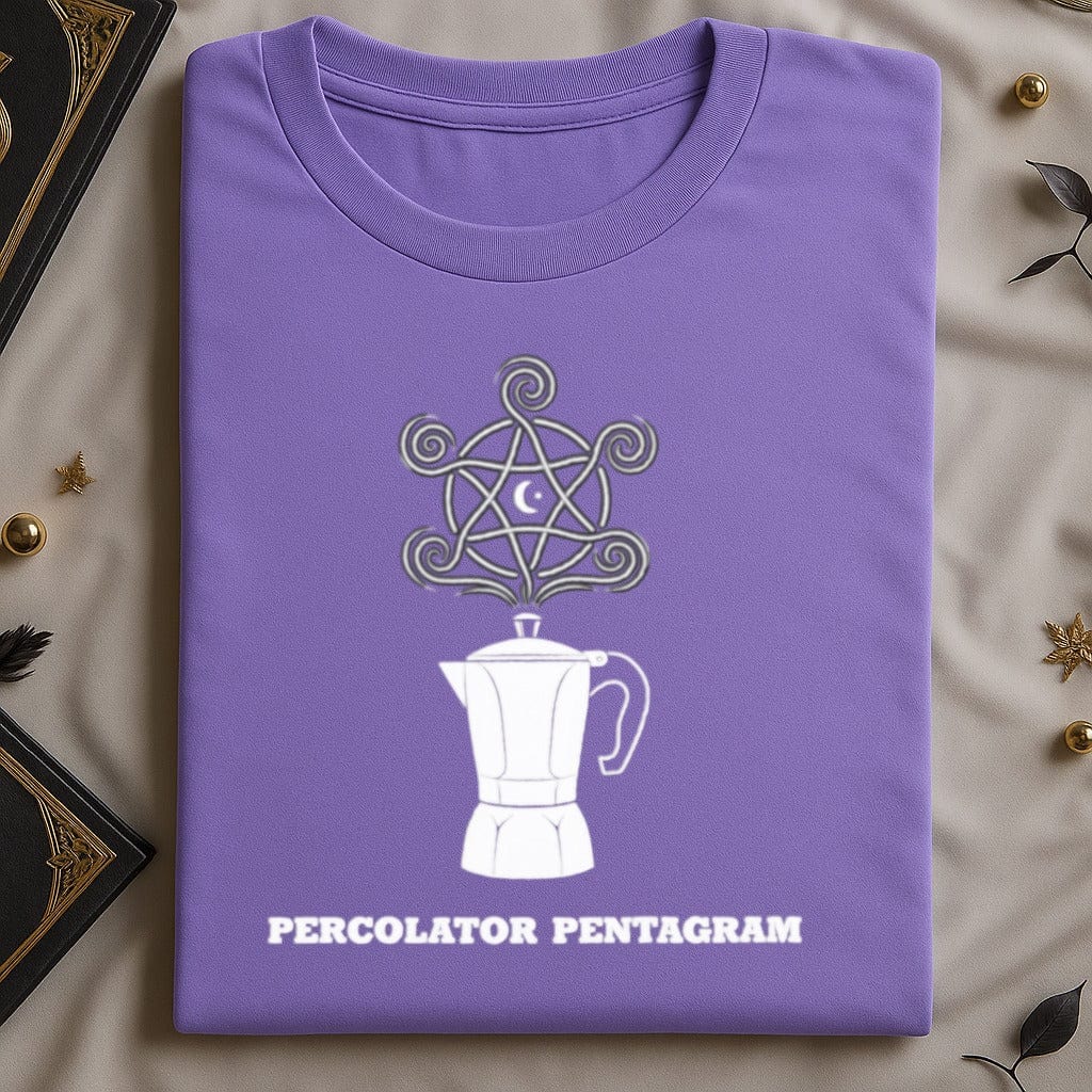 Percolator Pentagram Graphic Tee Shirt Cool Product