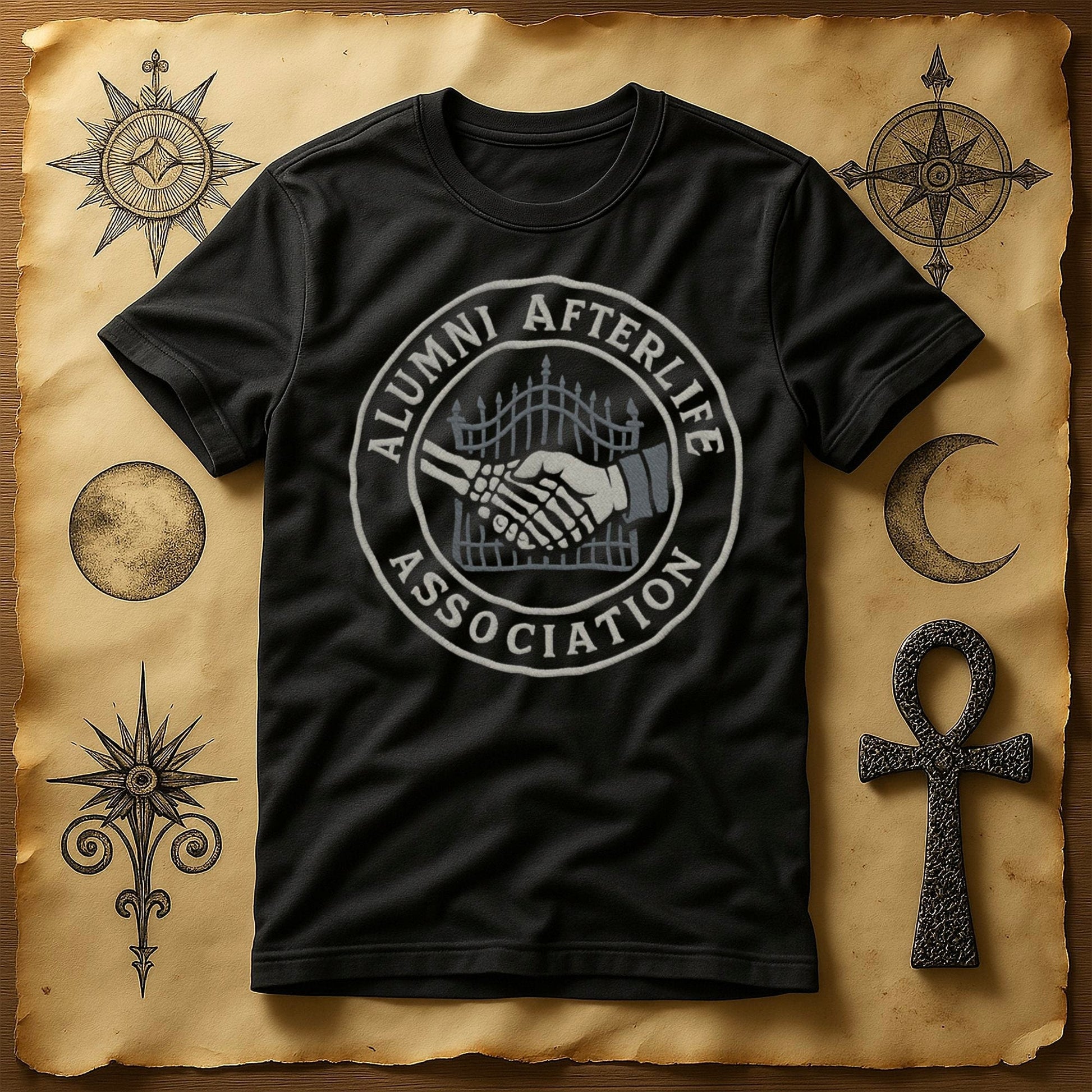 Alumni Afterlife Association Logo T-shirt product
