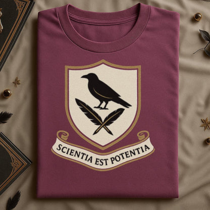 Scientia Est Potentia Raven Crest Design Shirt product type