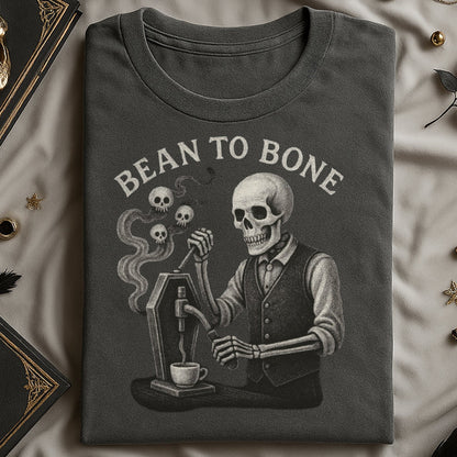 Bean to Bone Skeleton Barista T-Shirt Product Type