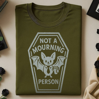 Not A Mourning Person Bat Design T-shirt product