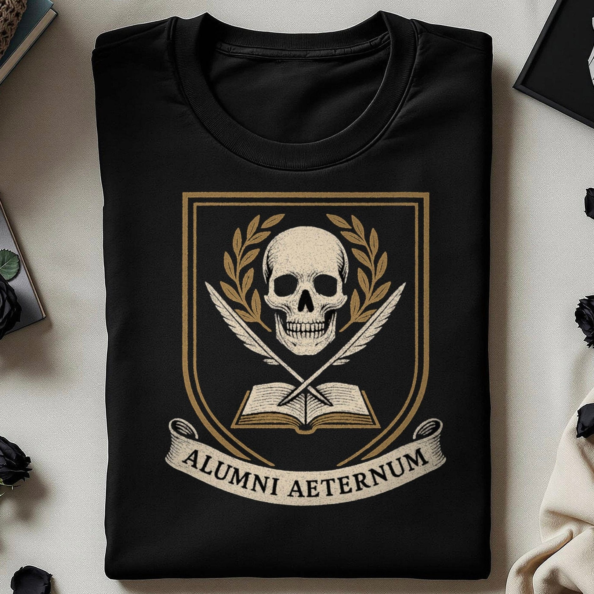 Skull Emblem Alumni Aeternum Graphic Tee product type