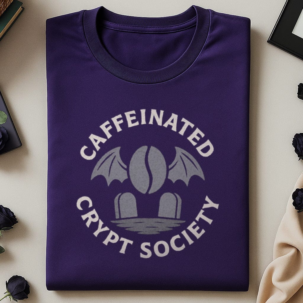 Caffeinated Crypt Society Graphic T-Shirt product