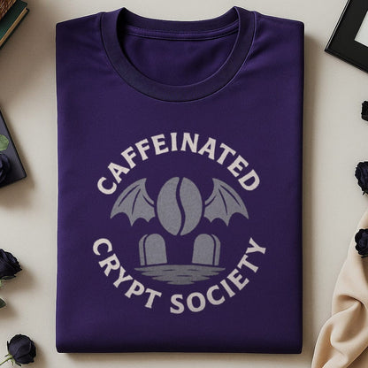 Caffeinated Crypt Society Graphic T-Shirt product