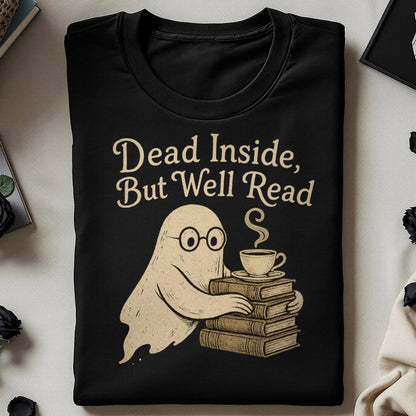 Dead Inside But Well Read Ghost Design product