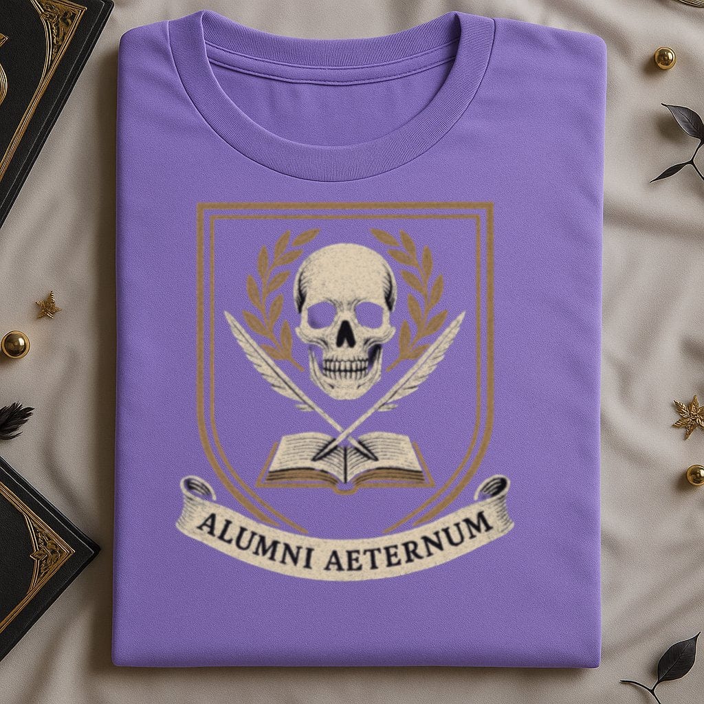 Alumni Aeternum Skull Crest Design T-Shirt product