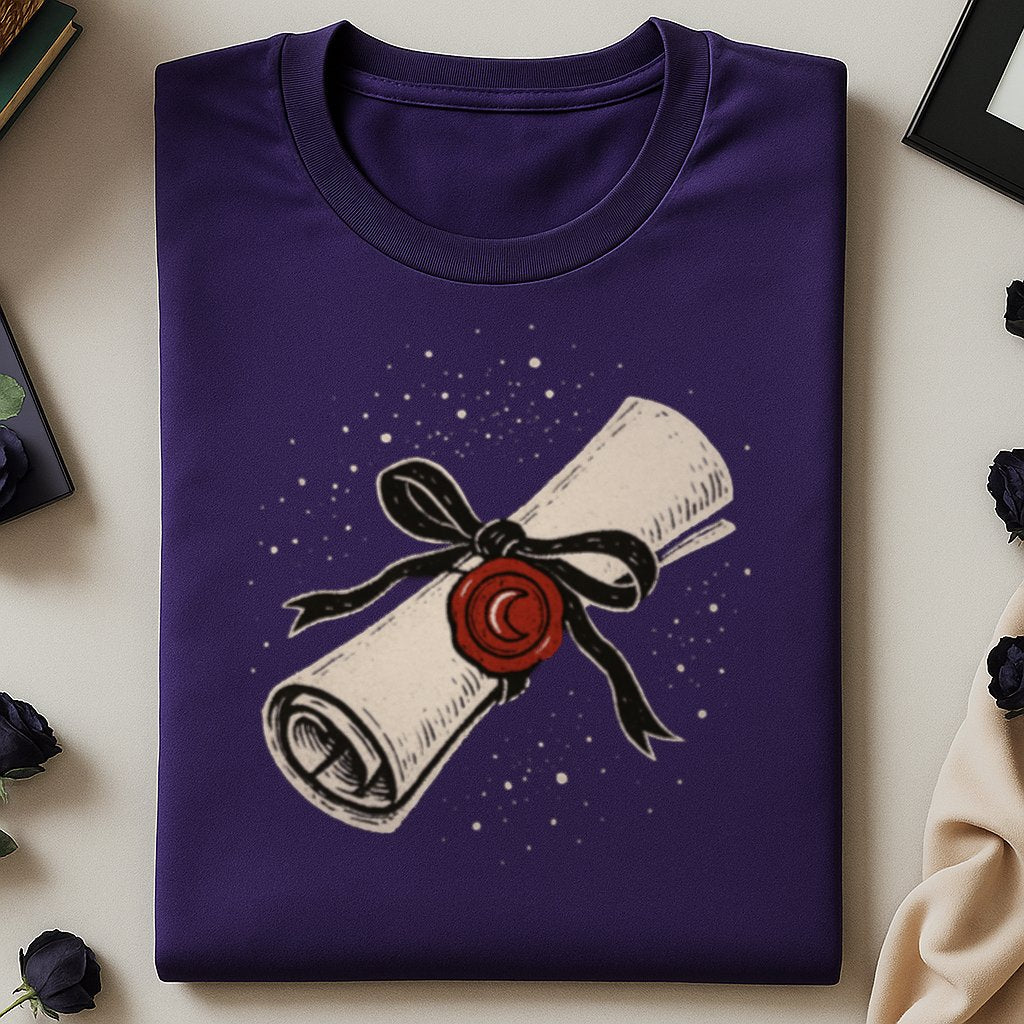 Classic Scroll Design Crew Neck T-shirt product