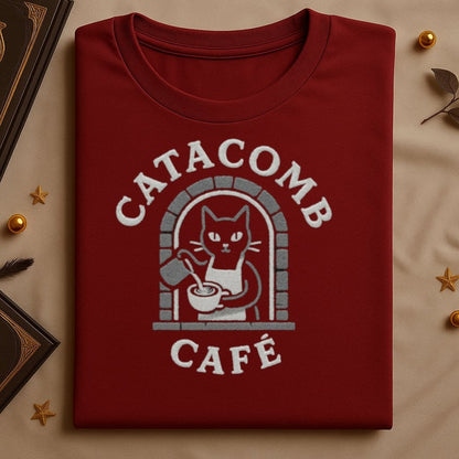 Catacomb Café Graphic Tee for Casual Wear product type