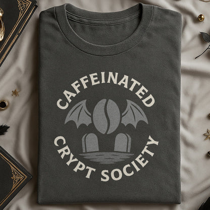 Caffeinated Crypt Society Themed T-shirt product