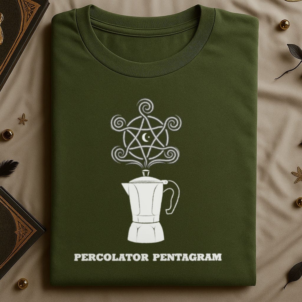 Percolator Pentagram Coffee Lovers Themed Shirt product