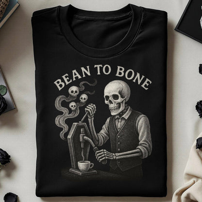 Bean to Bone Skeleton Barista T-shirt product