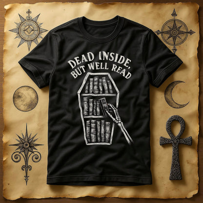 Dead Inside But Well Read Graphic T-Shirt product