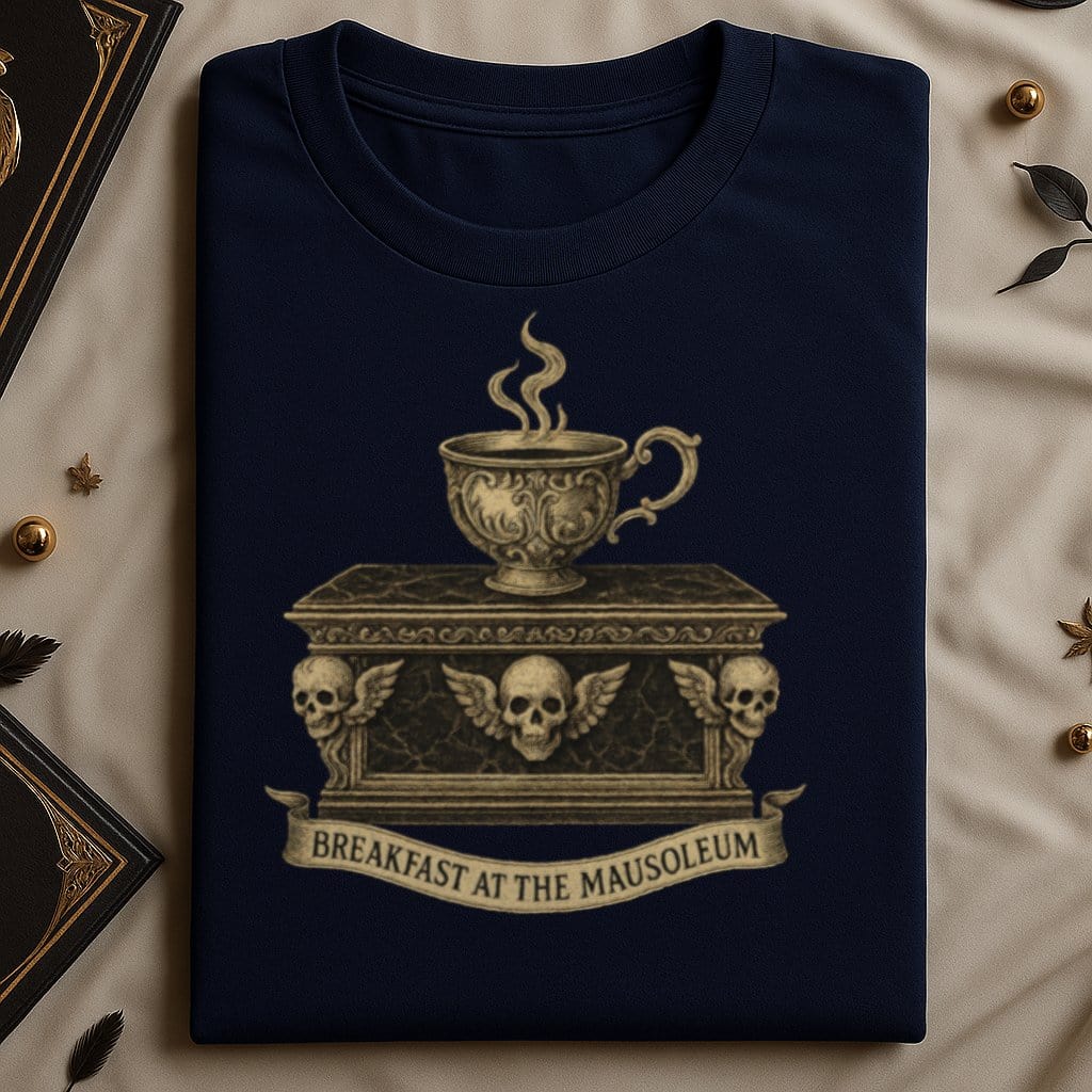 Breakfast at the Mausoleum Skull and Crossbones product