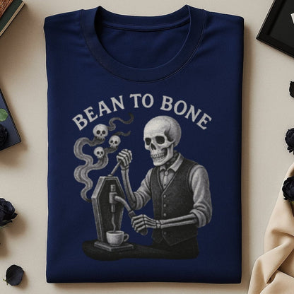 Bean to Bone Skeleton Coffee Fanatic T-Shirt product type