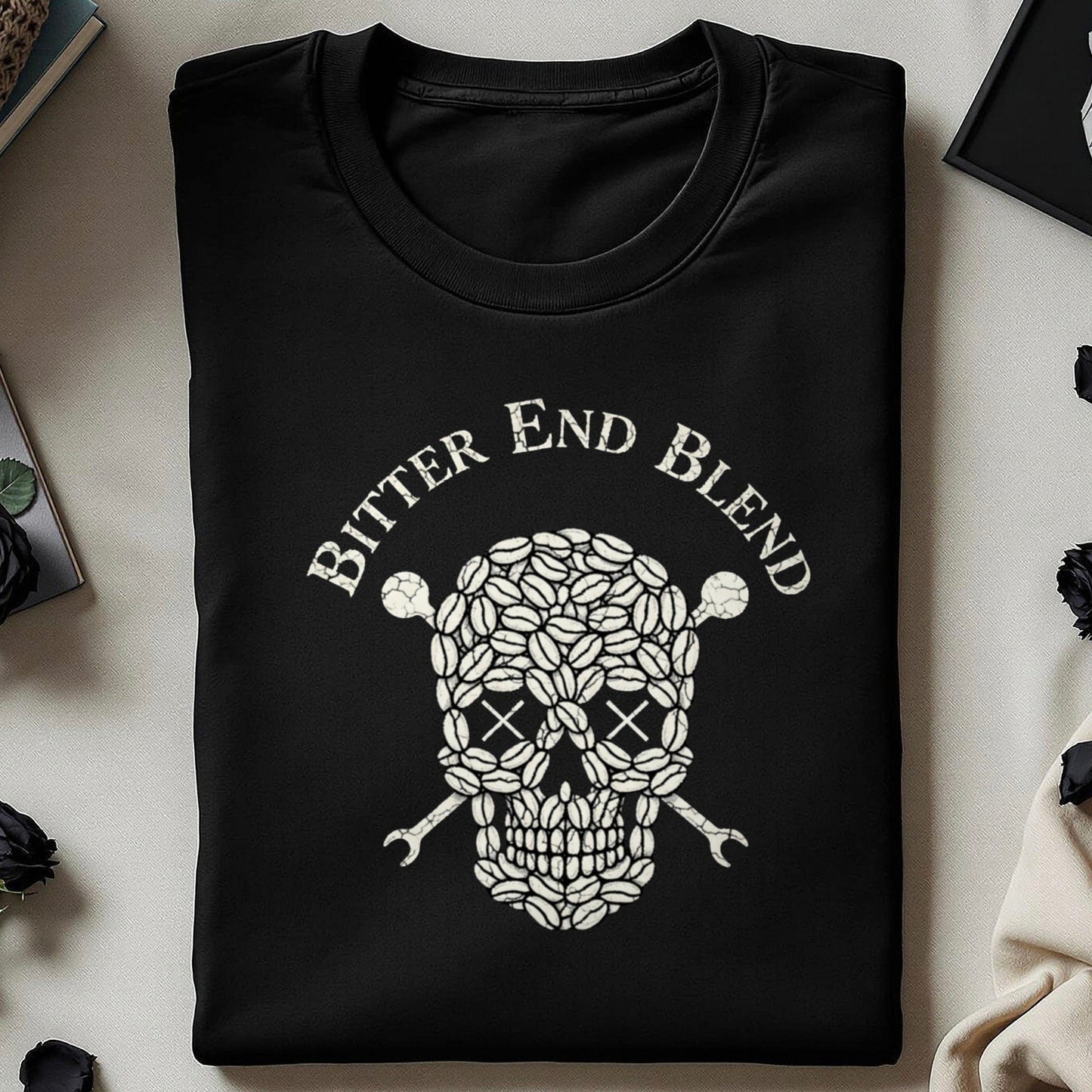 Bitter End Blend Skull Design T-Shirt product