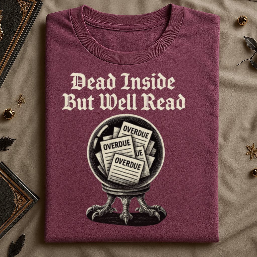 Dead Inside But Well Read Graphic T-Shirt product type