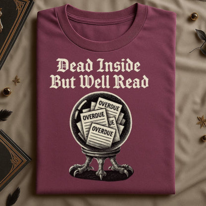 Dead Inside But Well Read Graphic T-Shirt product type