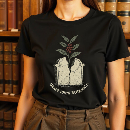 Grave Brew Botanica unique graphic tee product