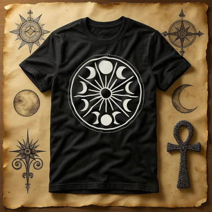 Phases of the Moon Art Design T-shirt product type