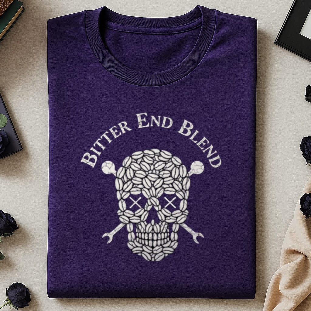 Bitter End Blend Skull Design Dark Themed Shirt product type