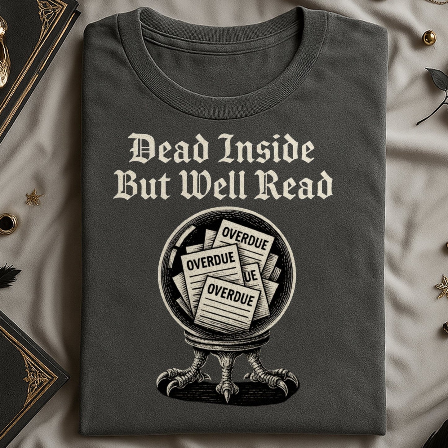 Dead Inside But Well Read Overdue overdue overdue product type